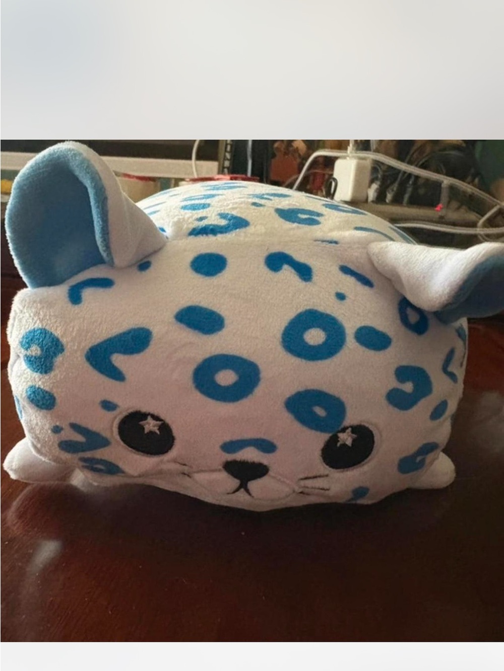 Plush Blue-Spotted Cat Stuffed Animal Plush
